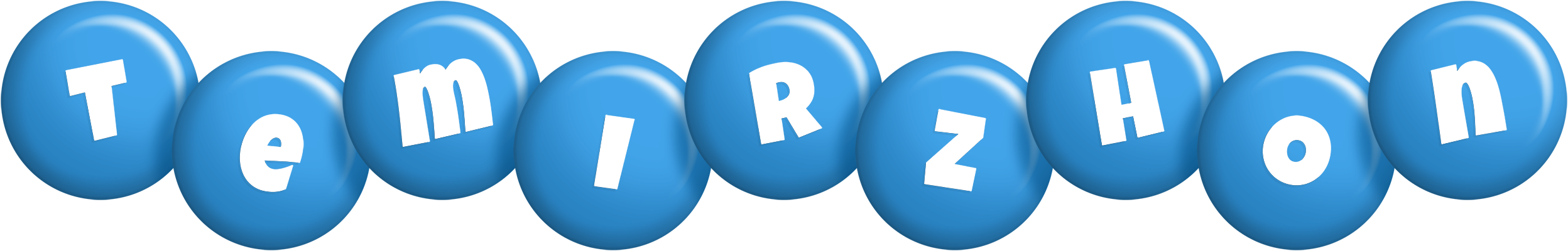 Temirzhon candy-blue logo