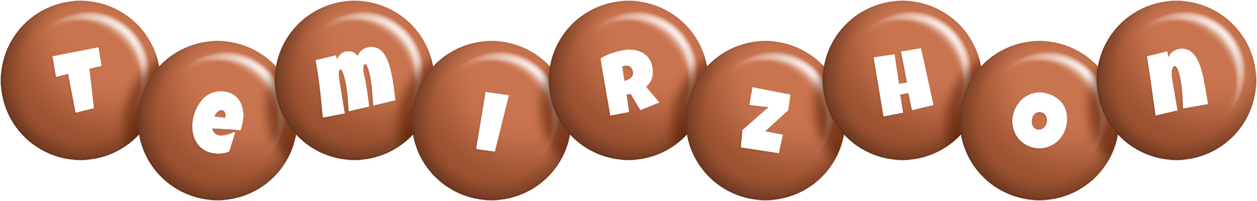 Temirzhon candy-brown logo