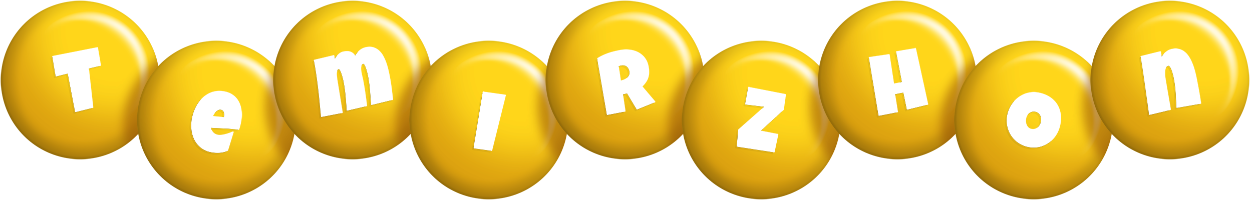 Temirzhon candy-yellow logo