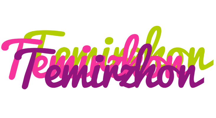 Temirzhon flowers logo