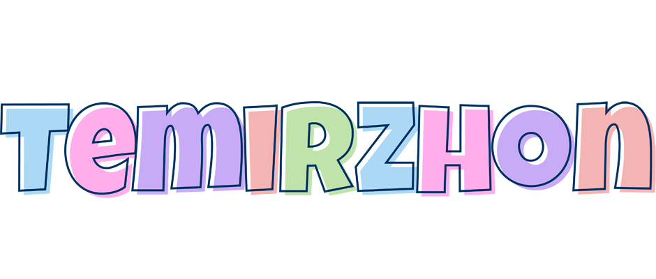 Temirzhon pastel logo