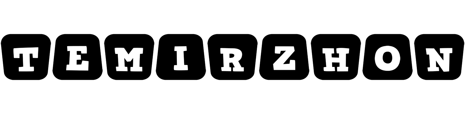 Temirzhon racing logo