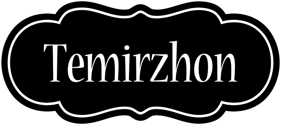 Temirzhon welcome logo