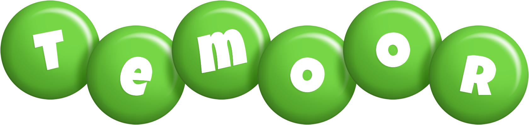 Temoor candy-green logo