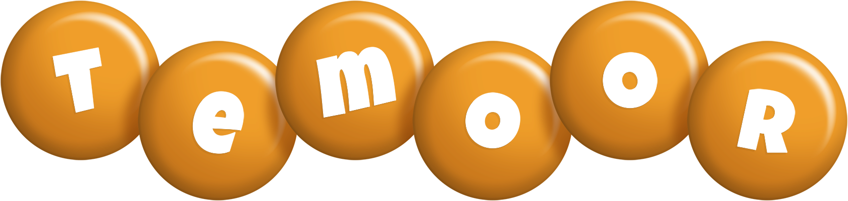 Temoor candy-orange logo