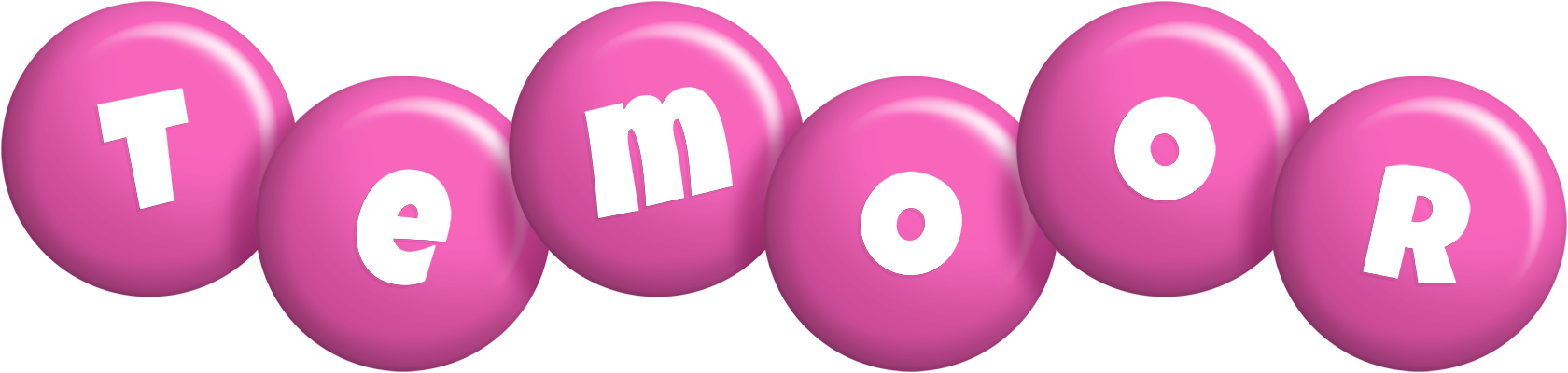 Temoor candy-pink logo