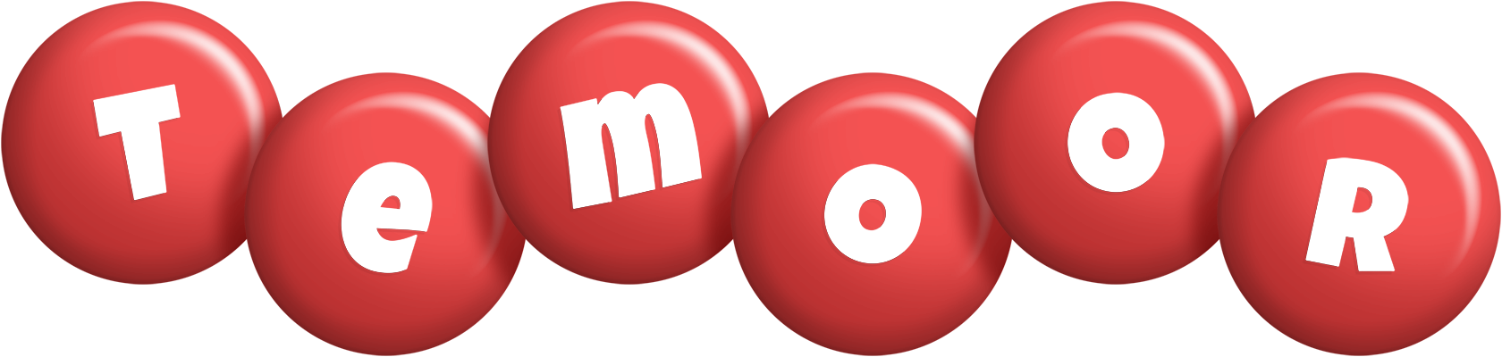 Temoor candy-red logo