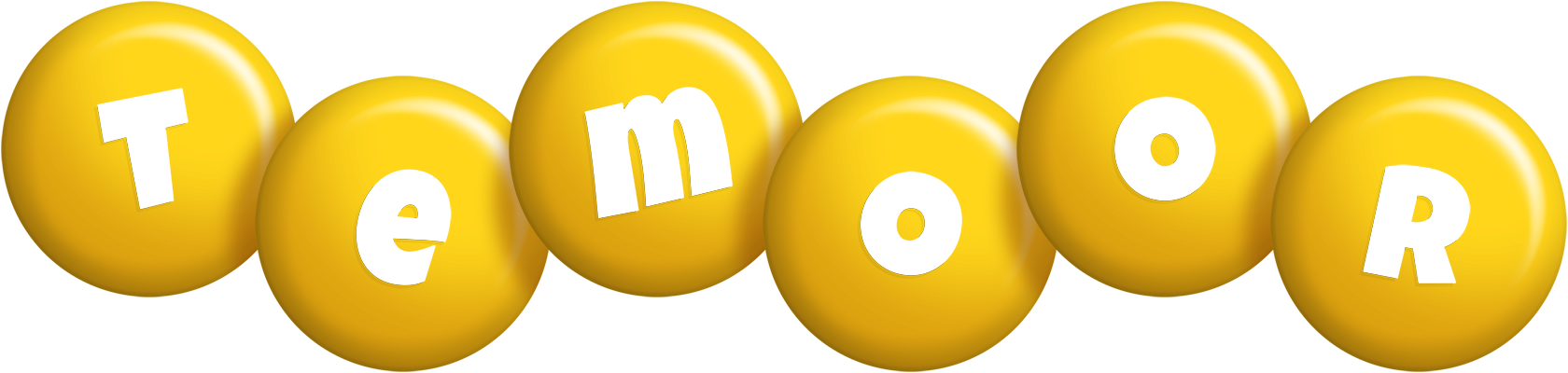 Temoor candy-yellow logo