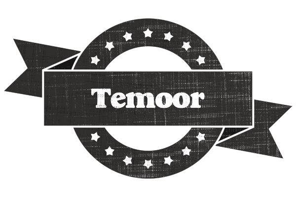 Temoor grunge logo