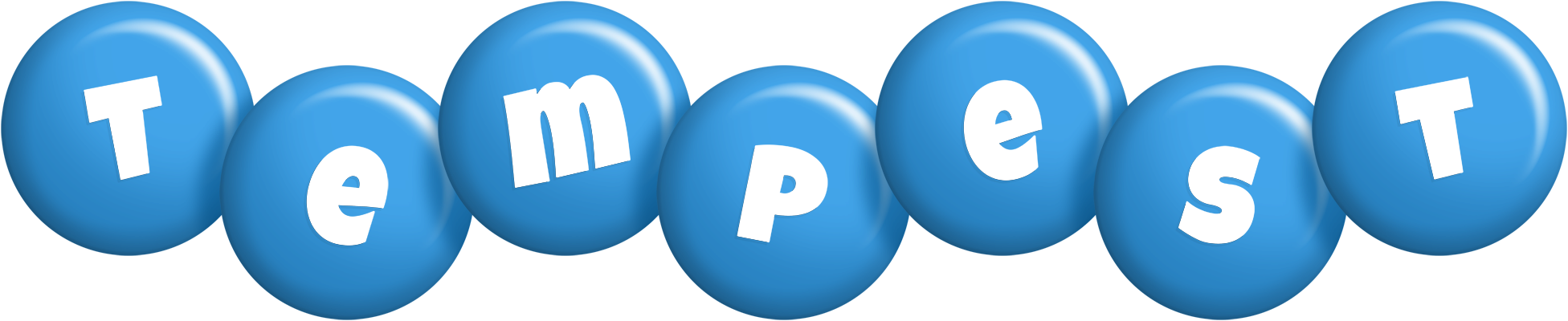 Tempest candy-blue logo
