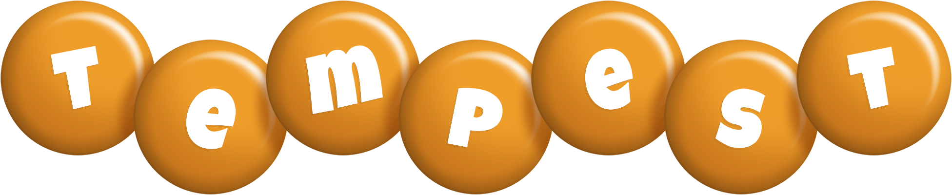Tempest candy-orange logo