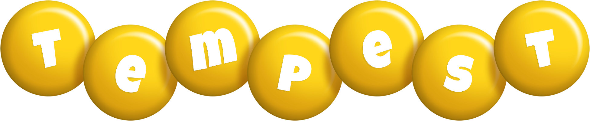 Tempest candy-yellow logo