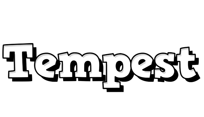 Tempest snowing logo