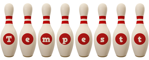 Tempestt bowling-pin logo