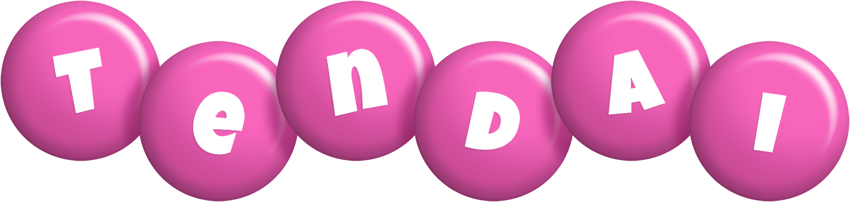 Tendai candy-pink logo