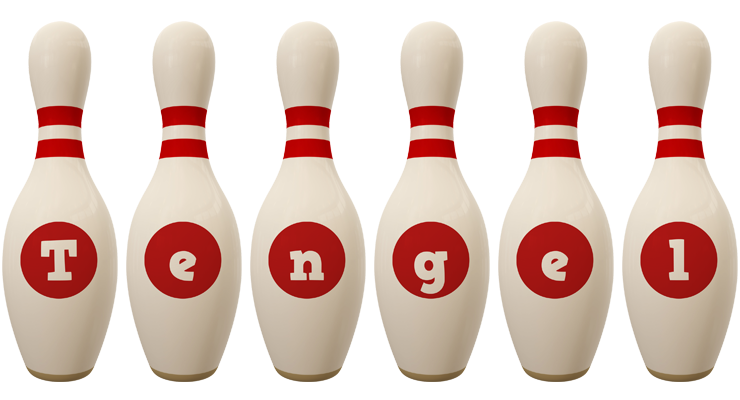 Tengel bowling-pin logo