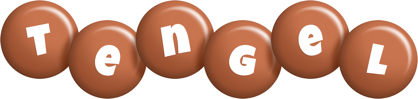 Tengel candy-brown logo