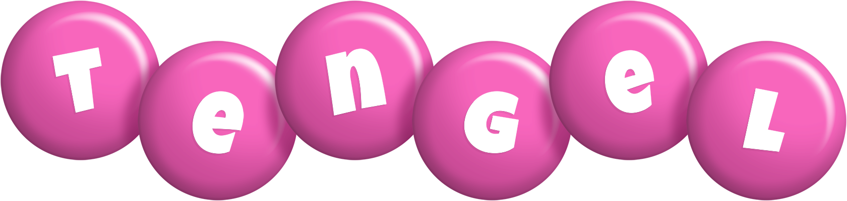 Tengel candy-pink logo