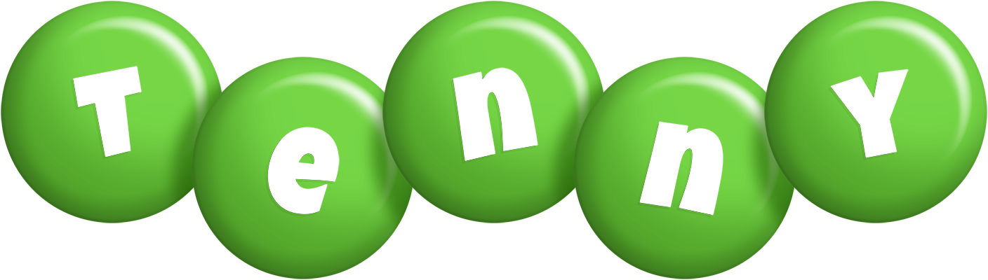 Tenny candy-green logo