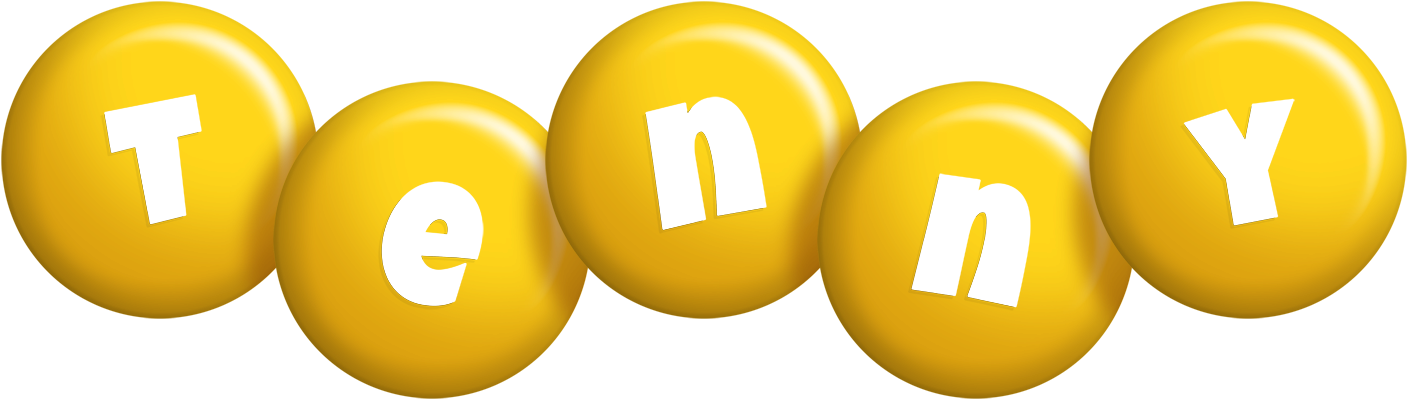 Tenny candy-yellow logo