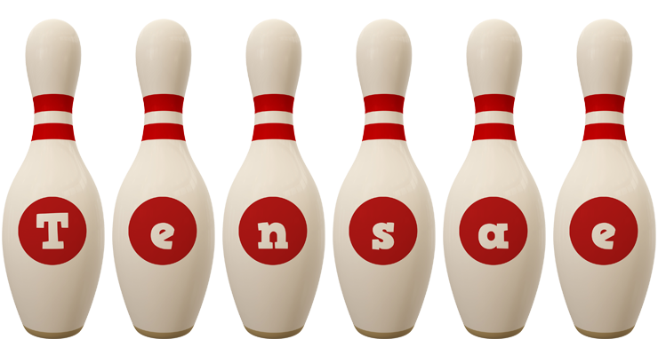 Tensae bowling-pin logo