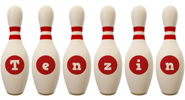 Tenzin bowling-pin logo