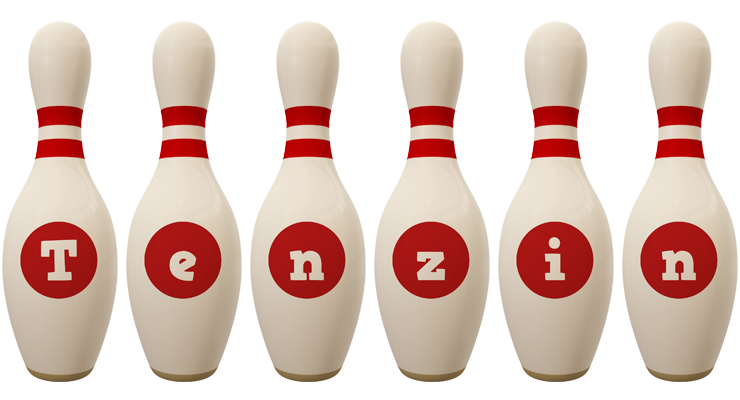 Tenzin bowling-pin logo