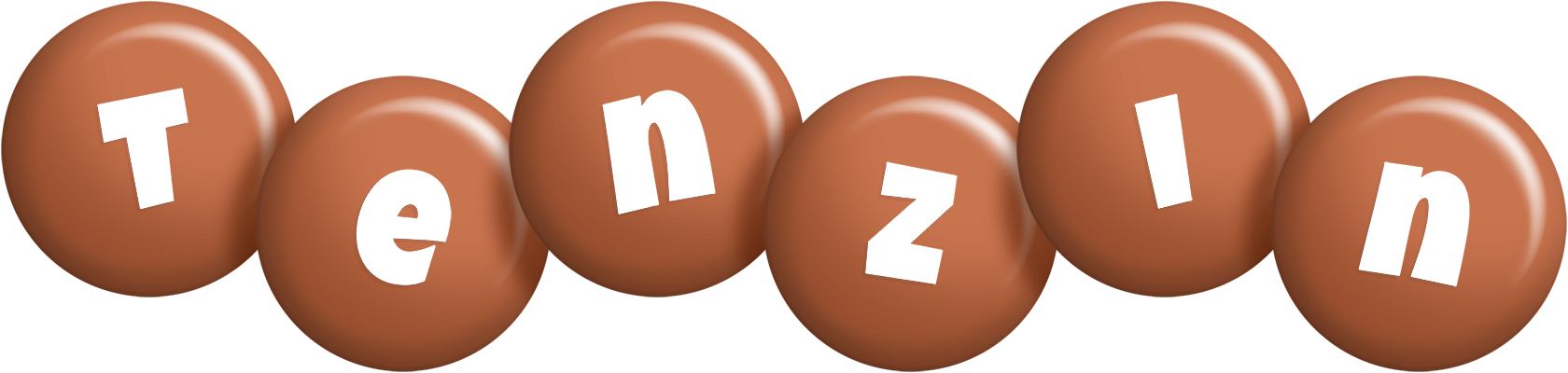 Tenzin candy-brown logo