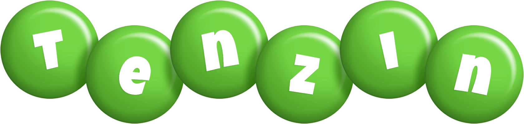 Tenzin candy-green logo