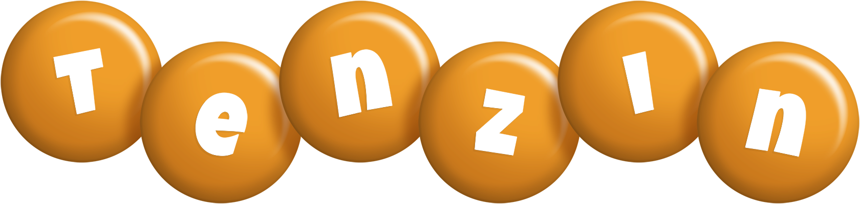 Tenzin candy-orange logo