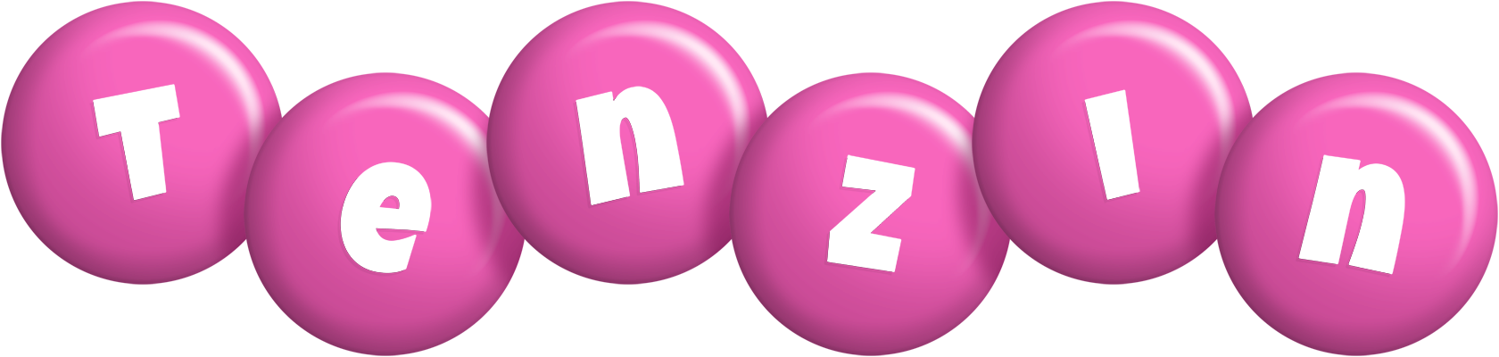 Tenzin candy-pink logo