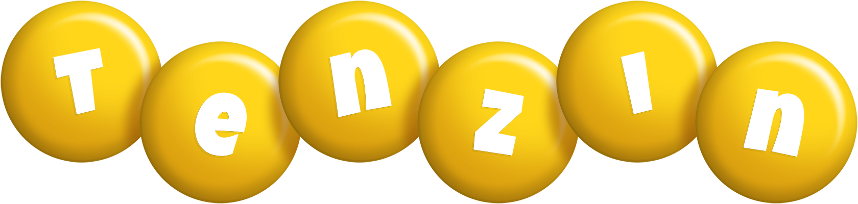 Tenzin candy-yellow logo
