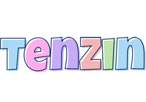 Tenzin pastel logo