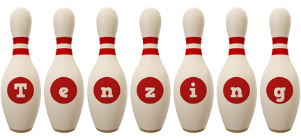 Tenzing bowling-pin logo