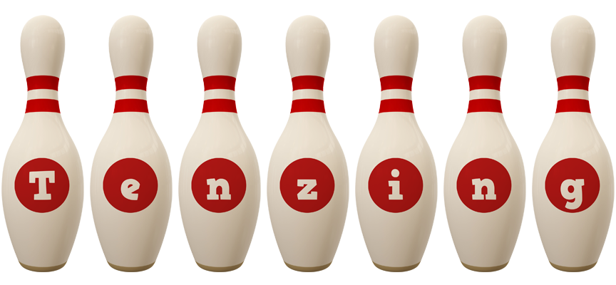 Tenzing bowling-pin logo