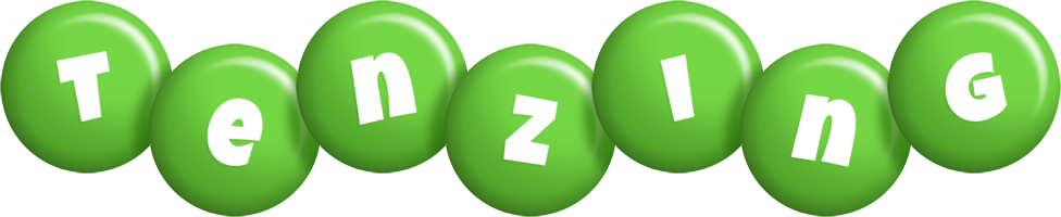 Tenzing candy-green logo