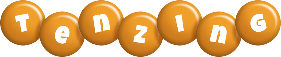 Tenzing candy-orange logo