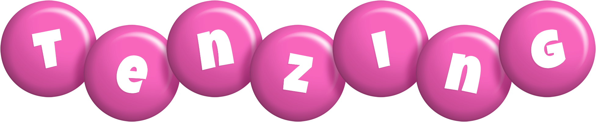 Tenzing candy-pink logo