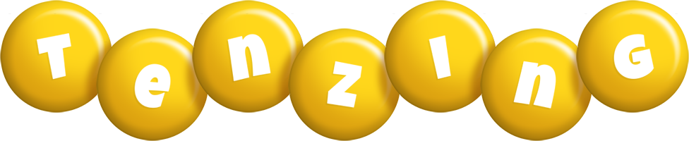 Tenzing candy-yellow logo