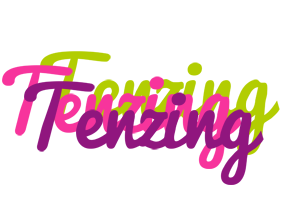 Tenzing flowers logo