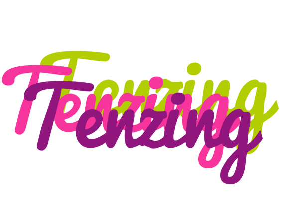 Tenzing flowers logo