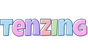 Tenzing pastel logo