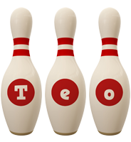 Teo bowling-pin logo