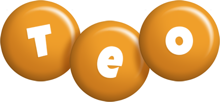 Teo candy-orange logo