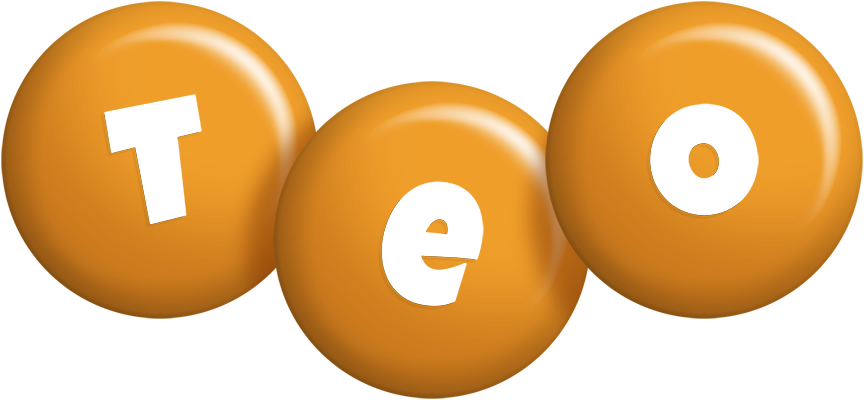 Teo candy-orange logo
