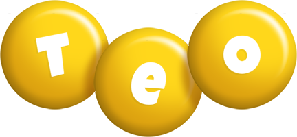 Teo candy-yellow logo