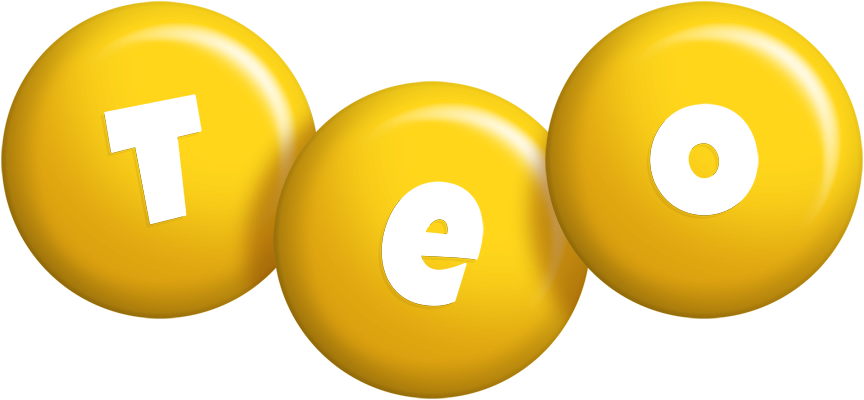 Teo candy-yellow logo
