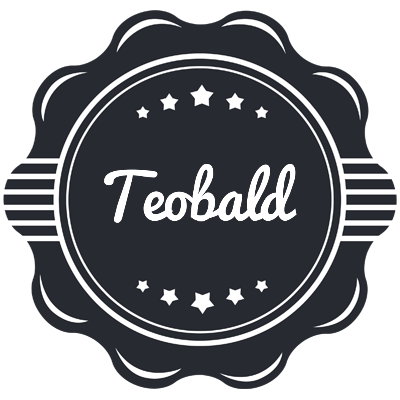 Teobald badge logo