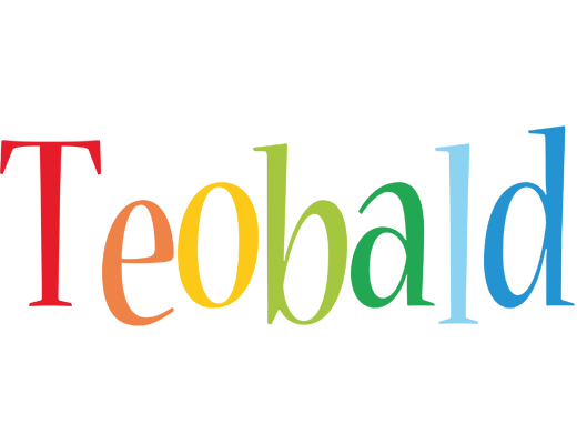 Teobald birthday logo
