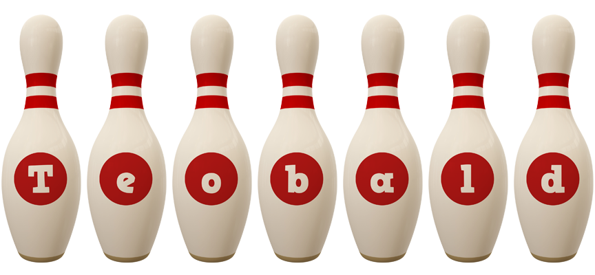 Teobald bowling-pin logo